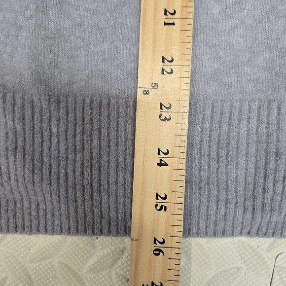 Allsaints Sweater Womens Medium NEW Gray Wool Yak Oversized Slouchy Designer - Picture 11 of 14